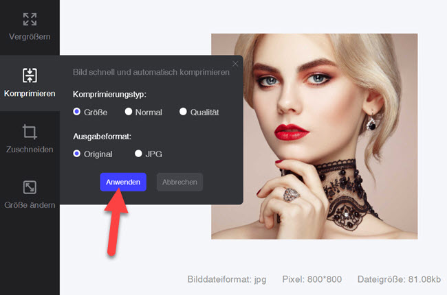 Bilder online verkleinern