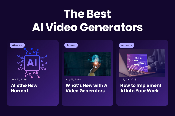 featured image best ai video generators