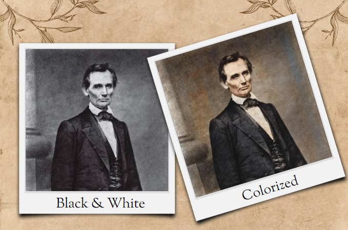 Historic Old Black and White Photos In Color