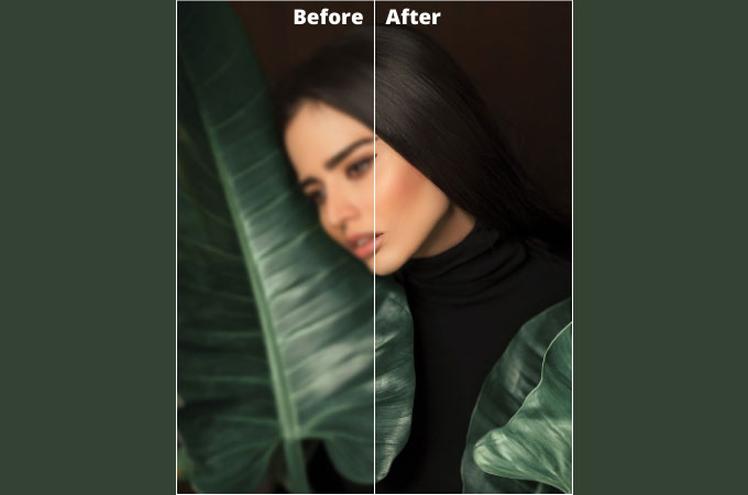 how to make a blurry picture clear