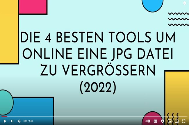 Anleitung um JPG mit PicWish zu vergrößern