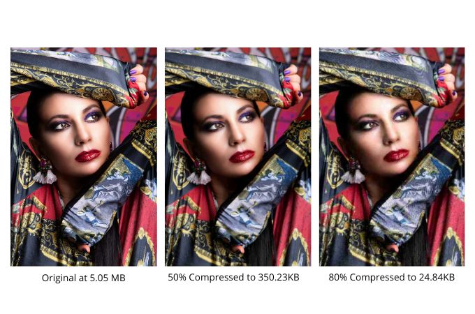 lossless vs lossy sample