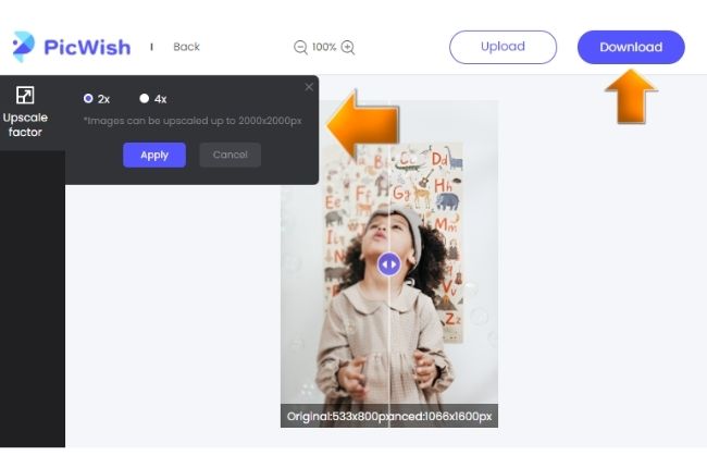 how to make a blurry picture clear online picwish