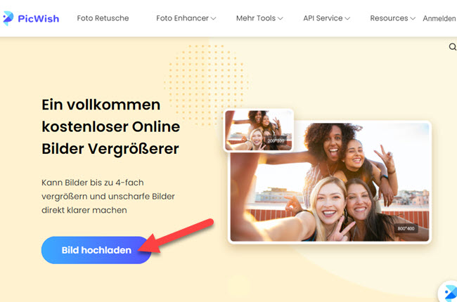 alte Fotos vergrößern