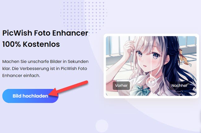 unscharfe Fotos online schärfen