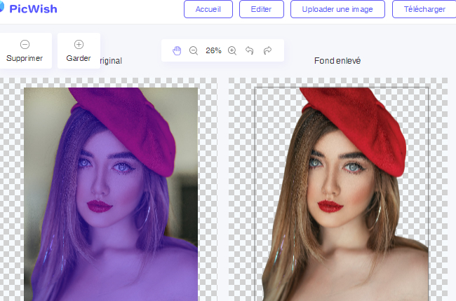 supprimer le fond blanc d'une image