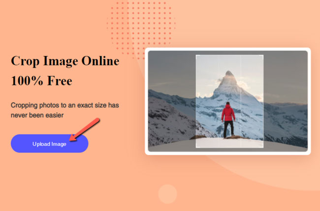 crop image online for free picwish upload