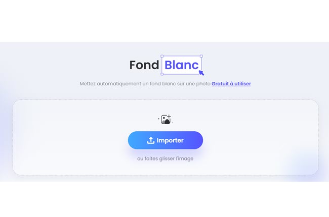 mettre un fond blanc avec PicWish