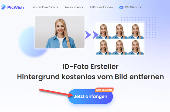 Passfoto Hintergrund weiß machen