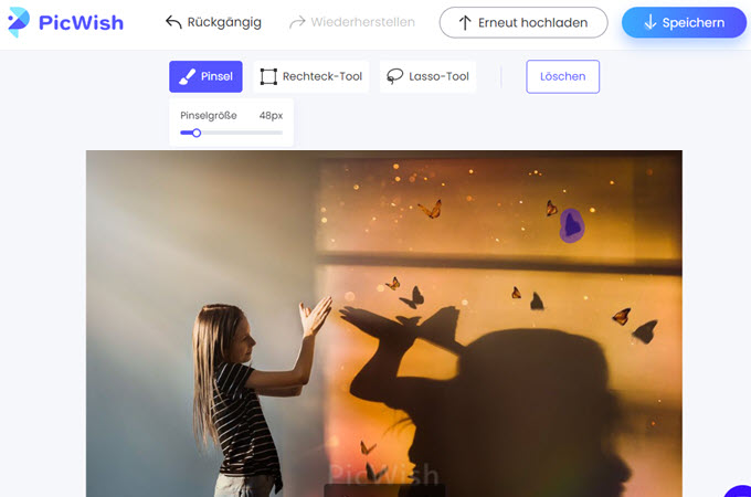 Schatten auf Bilder entfernen
