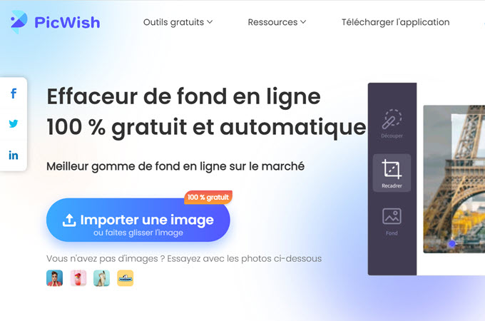 retirer fond image