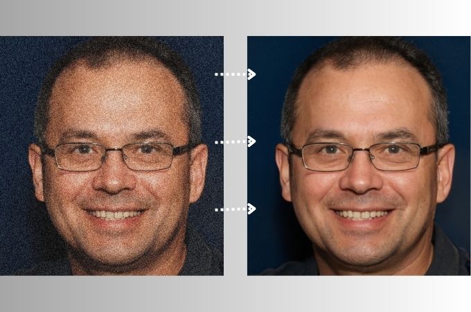 how to remove photo noise