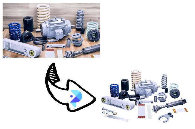 Tirar Fundo de Fotos de Peças de Equipamentos Industriais: Guia e Ferramentas