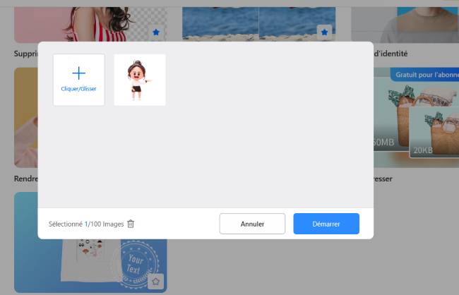Importer une image picwish