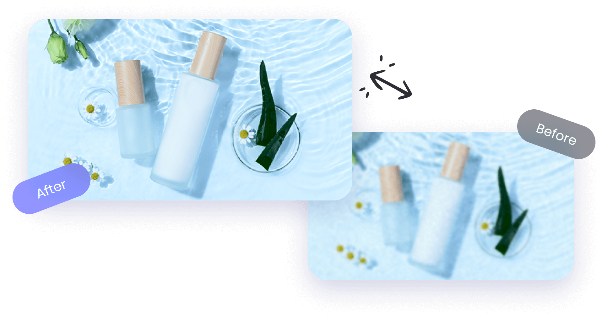 sharpen product photography