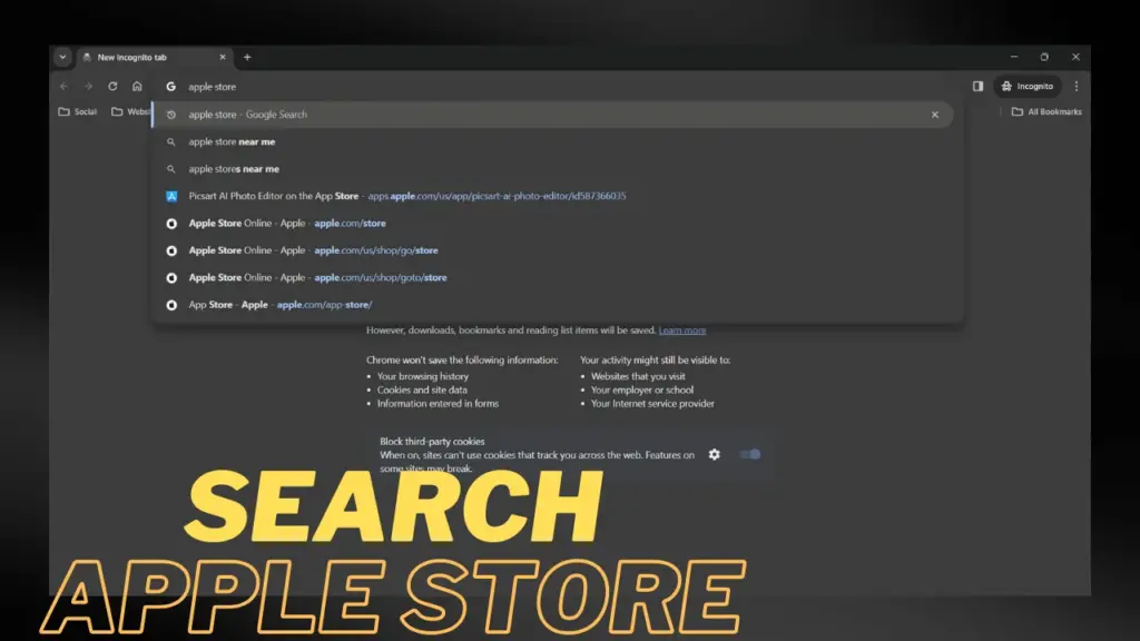 Search Apple Store